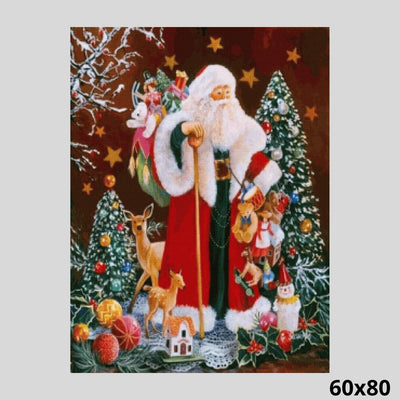 Santa Claus Christmas 60x80 - Diamond Painting