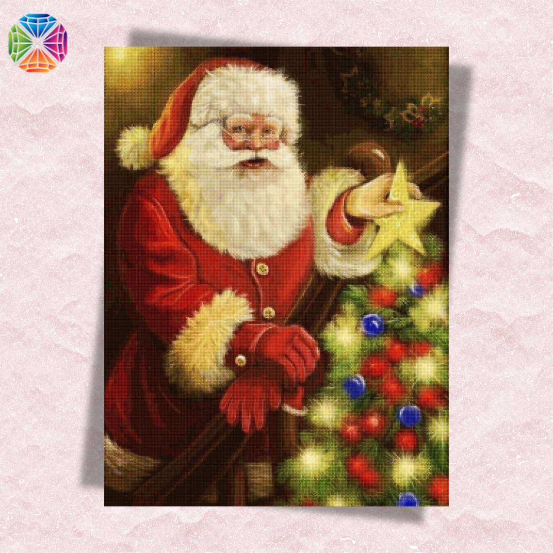 Santa Claus with Star - Diamond Painting