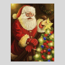 Load image into Gallery viewer, Santa Claus with Star - Diamond Painting
