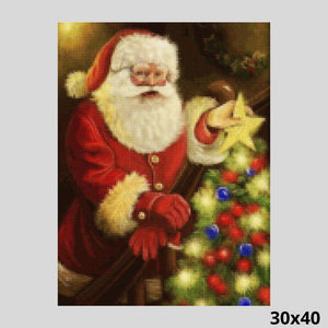 Santa Claus with Star 30x40 - Diamond Painting