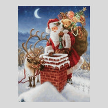 Load image into Gallery viewer, Santa on the Roof - Diamond Art World
