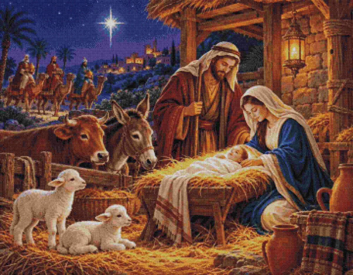 Saviour is Born - Large Diamond Art