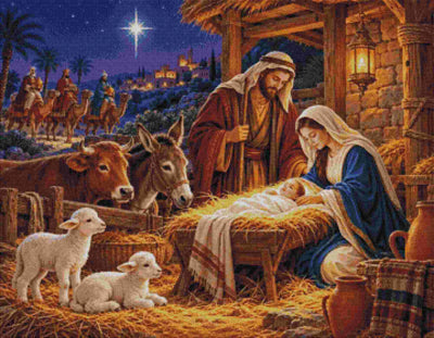 Saviour is Born - Large Diamond Art