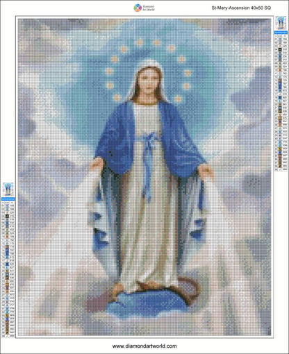 St Mary Ascension - Diamond Painting Layout