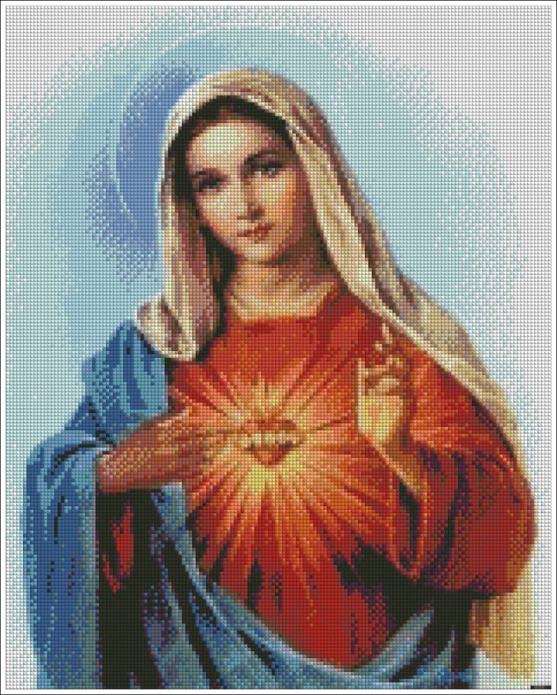 St Mary Mother of Jesus  Diamond art