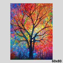 Load image into Gallery viewer, Stained Glass Tree 60x80 Diamond Painting
