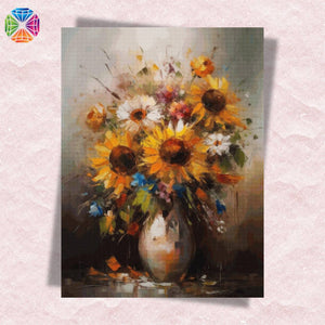 Sunflower Arrangement - Diamond Painting