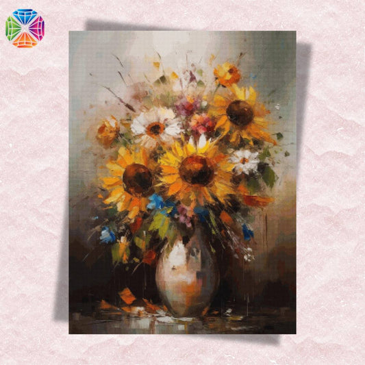 Sunflower Arrangement - Diamond Painting