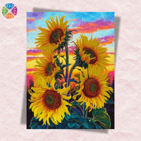 Sunflower at Sunset - Diamond Painting