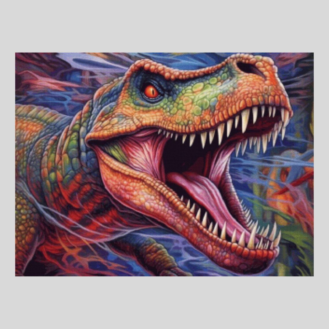 T-Rex-Dinosaur Diamond Painting