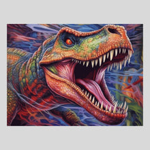 Load image into Gallery viewer, T-Rex-Dinosaur - Diamond Painting
