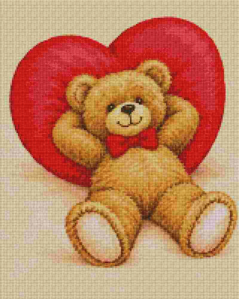 Teddy Bear - Diamond Art