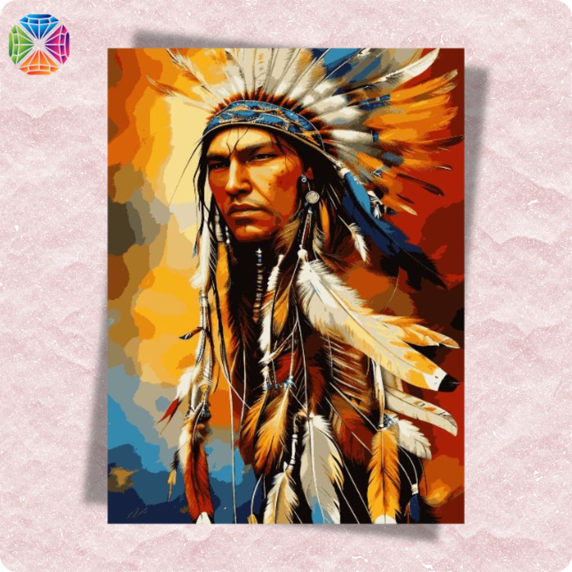 Tribal Chief - Diamond Painting