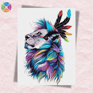 Tribal Lion - Diamond Painting