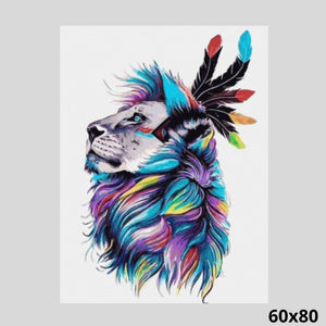 Tribal Lion 60x80 - Diamond Painting