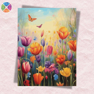 Tulips Garden - Diamond Painting