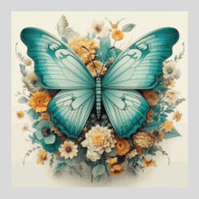 Load image into Gallery viewer, Turquoise Butterfly - Diamond Art World
