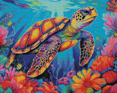 Turtle Fantasy - Diamond Art