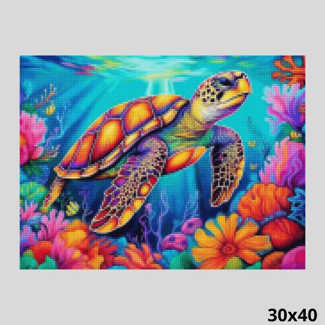 Turtle Fantasy 30x40 Diamond Art World