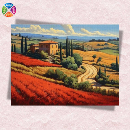 Tuscany Landscape - Diamond Painting