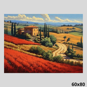 Tuscany Landscape 60x80 - Diamond Painting
