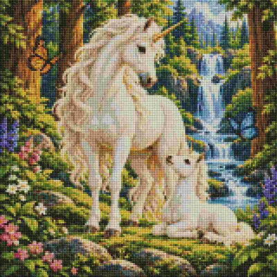 Unicorn Wood - Diamond Art
