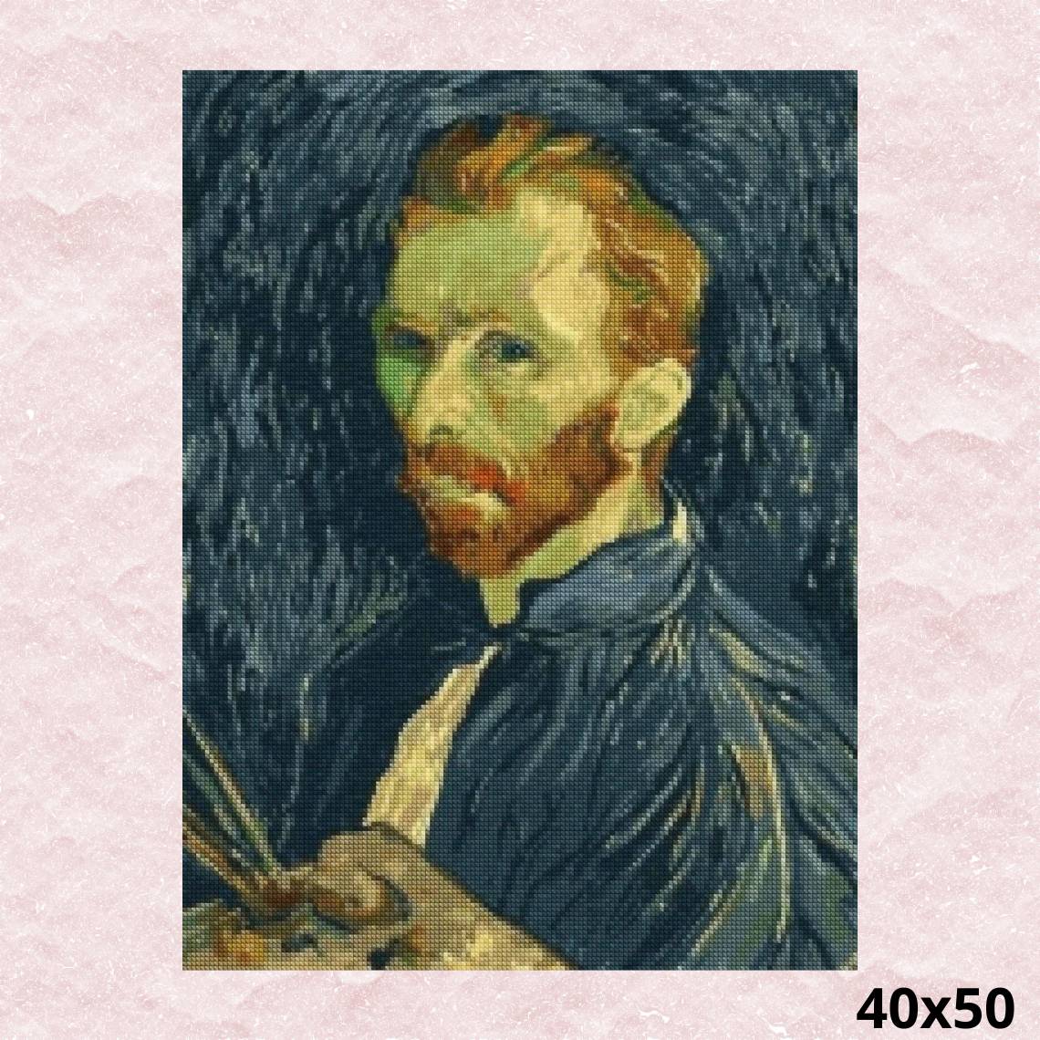 Van Gogh Self Portrait 40x50 - Diamond Painting