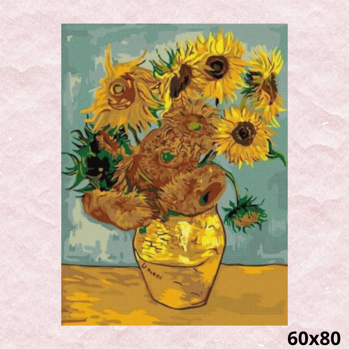 Van Gogh Sunflowers 60x80 - Diamond Painting