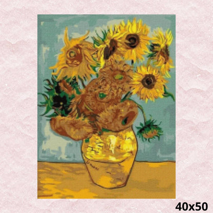 Van Gogh Sunflowers 40x50 - Diamond Painting