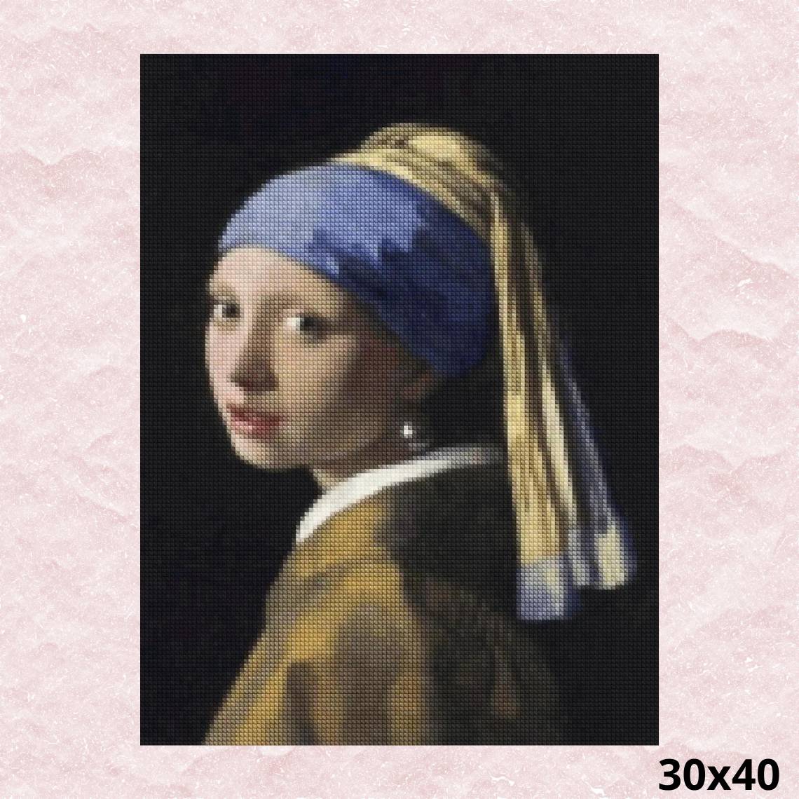 Vermeer Girl with a Pearl 30x40 - Diamond Painting