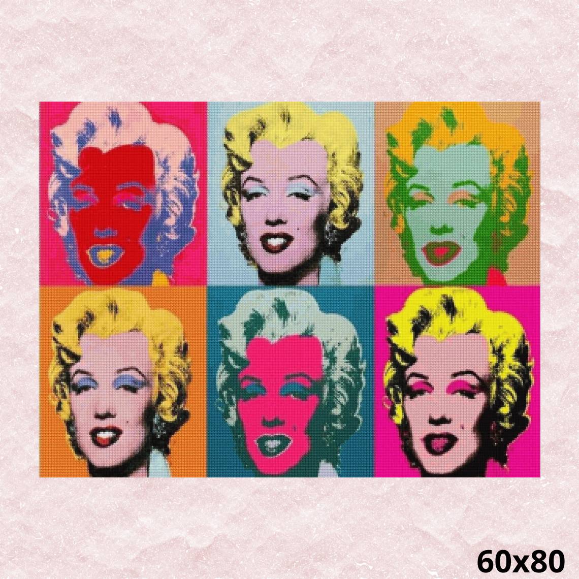 Warhol Marilyn Monroe 60x80 - Diamond Painting