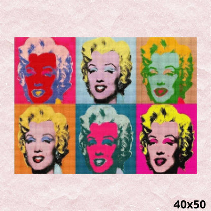 Warhol Marilyn Monroe 40x50 - Diamond Painting