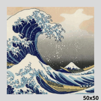 Wave off Kanagawa 50x50 - Diamond Painting