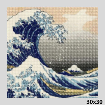 Wave off Kanagawa 30x30 - Diamond Painting