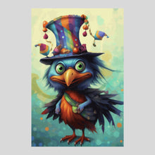 Load image into Gallery viewer, Whimsical Feathered Jester - Diamond Art
