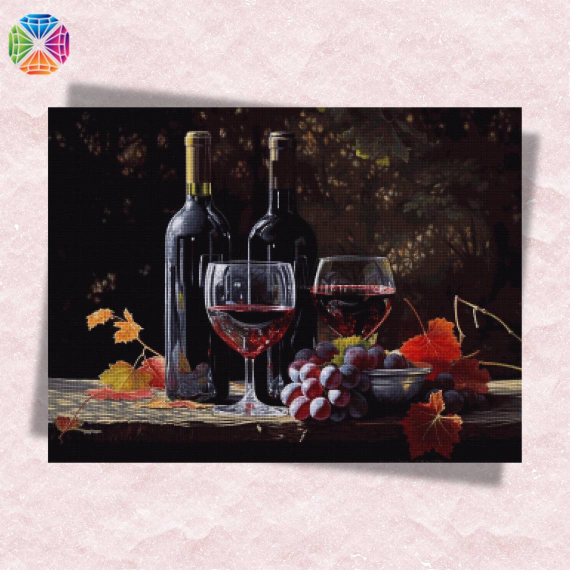 Wine Bottle - Diamond Painting