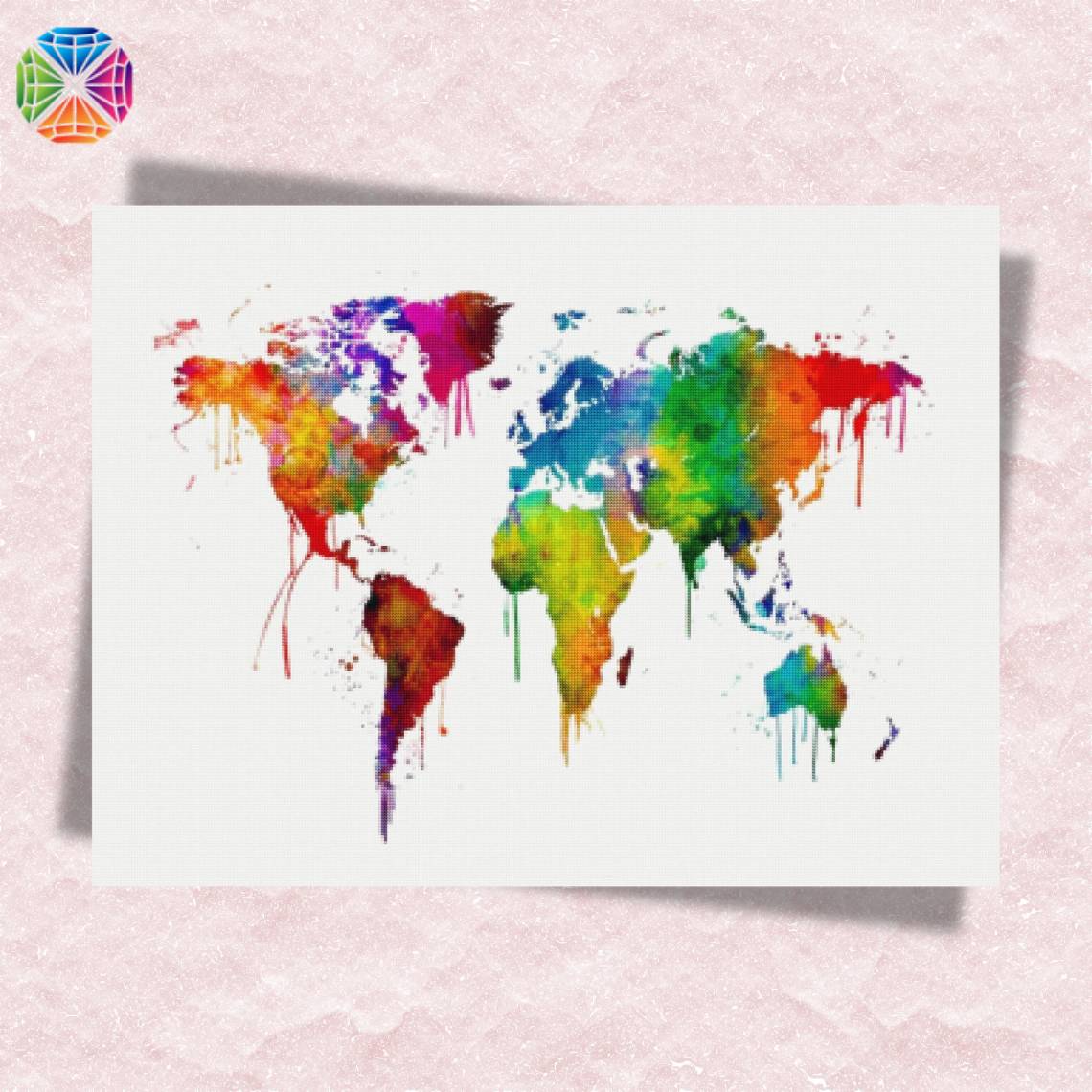 World Map - Diamond Painting