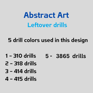 Abstract Art - Leftover drills count