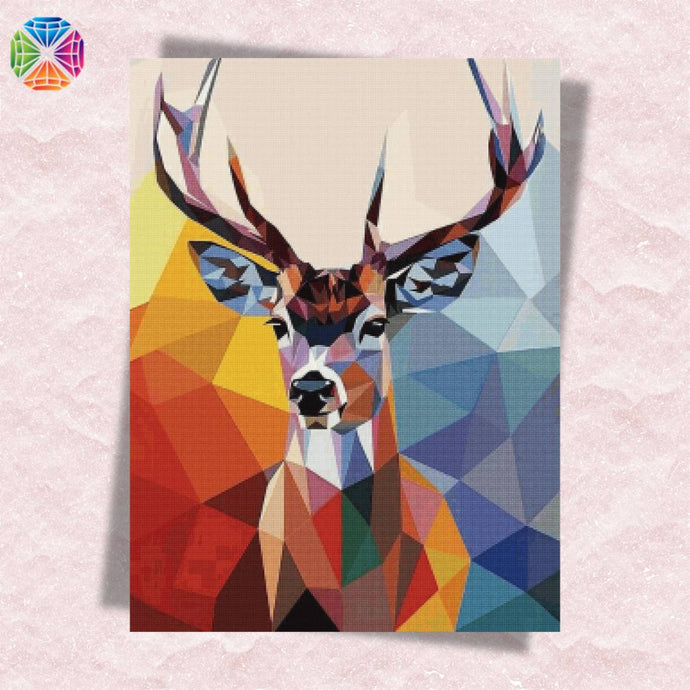 Abstract Deer - Diamond Painting