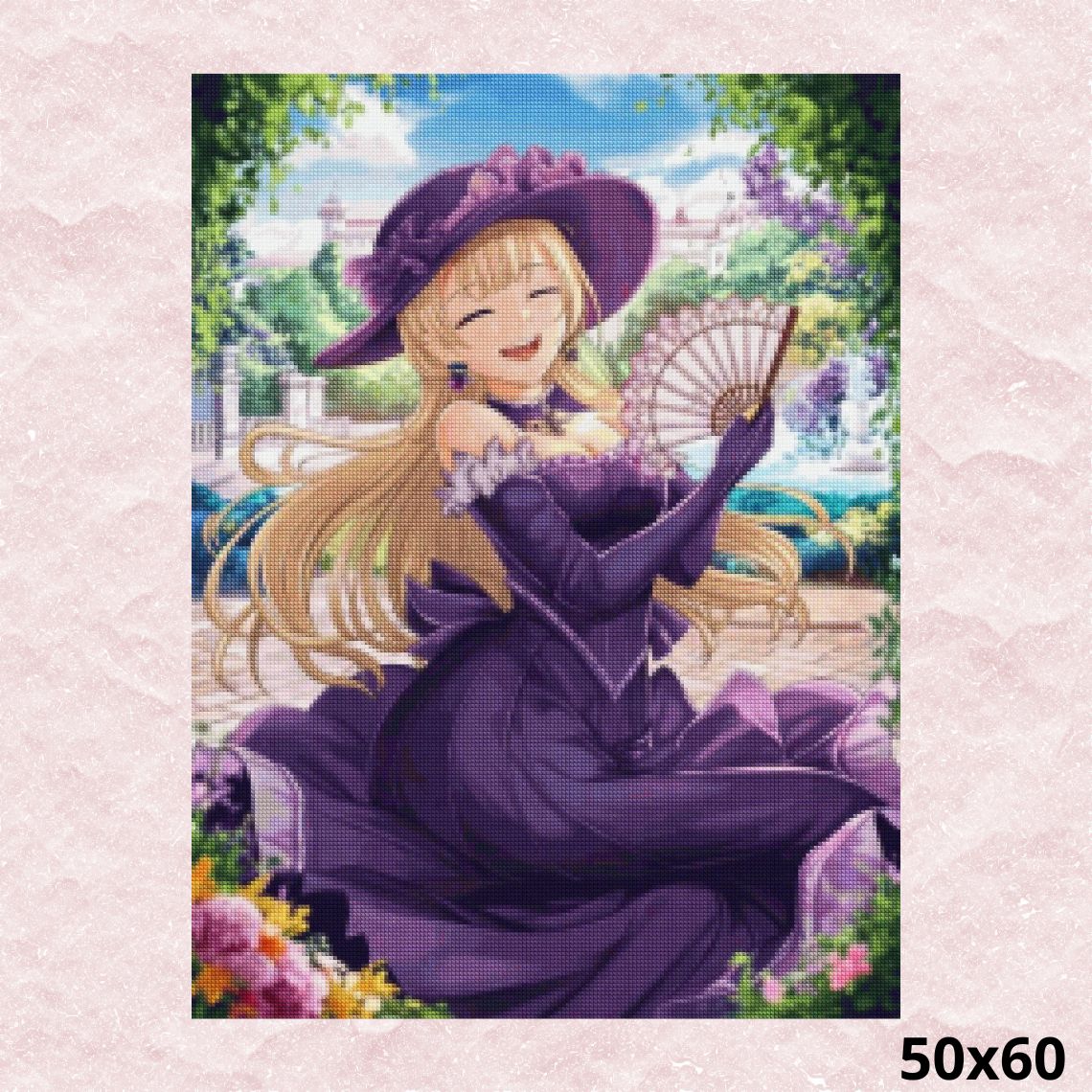 Anime Garden Princess 50x60 - Diamond Painting