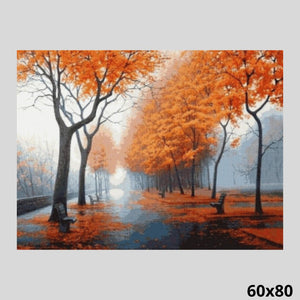 Autumn in Alley 60x80 - Diamond Painting