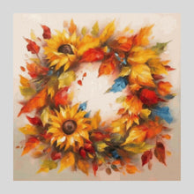 Load image into Gallery viewer, Autumn Wreath - Diamond Painting
