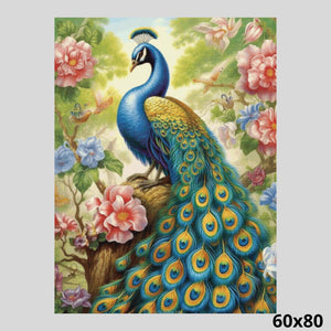 Beautiful Peacock 60x80 Diamond Painting