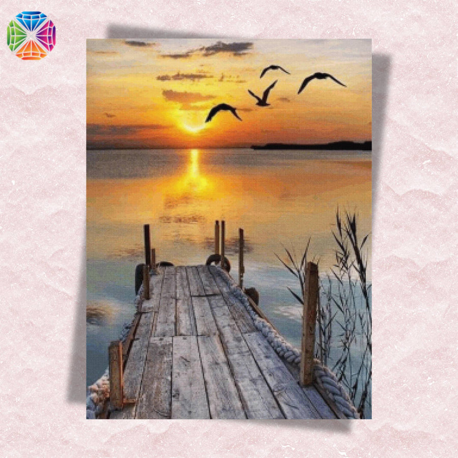 Birds at Sunset – Diamond Painting