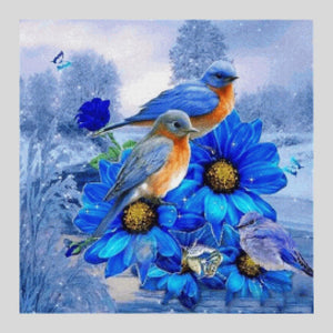 Birds in Blue - Diamond Art World