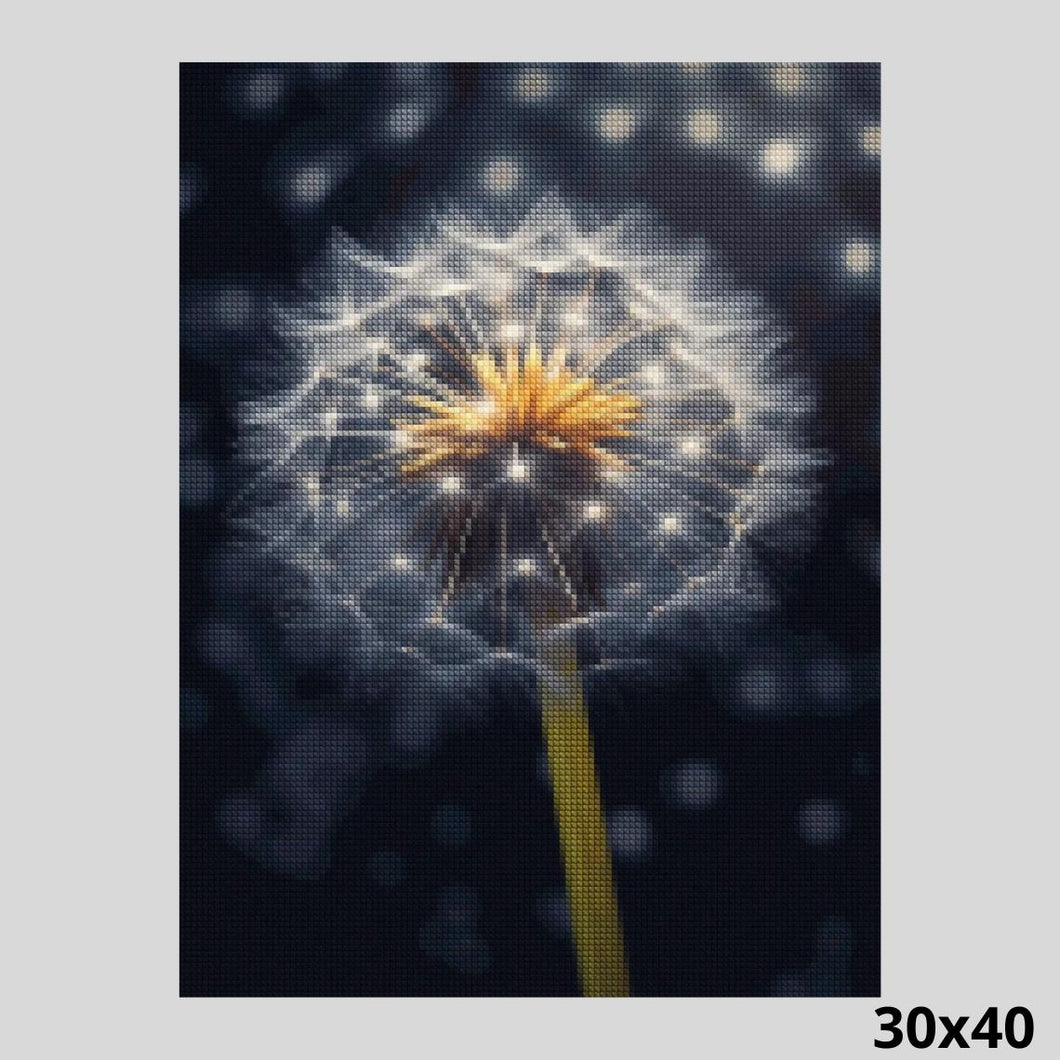 Bloomed Dandelion 30x40 - Diamond Painting