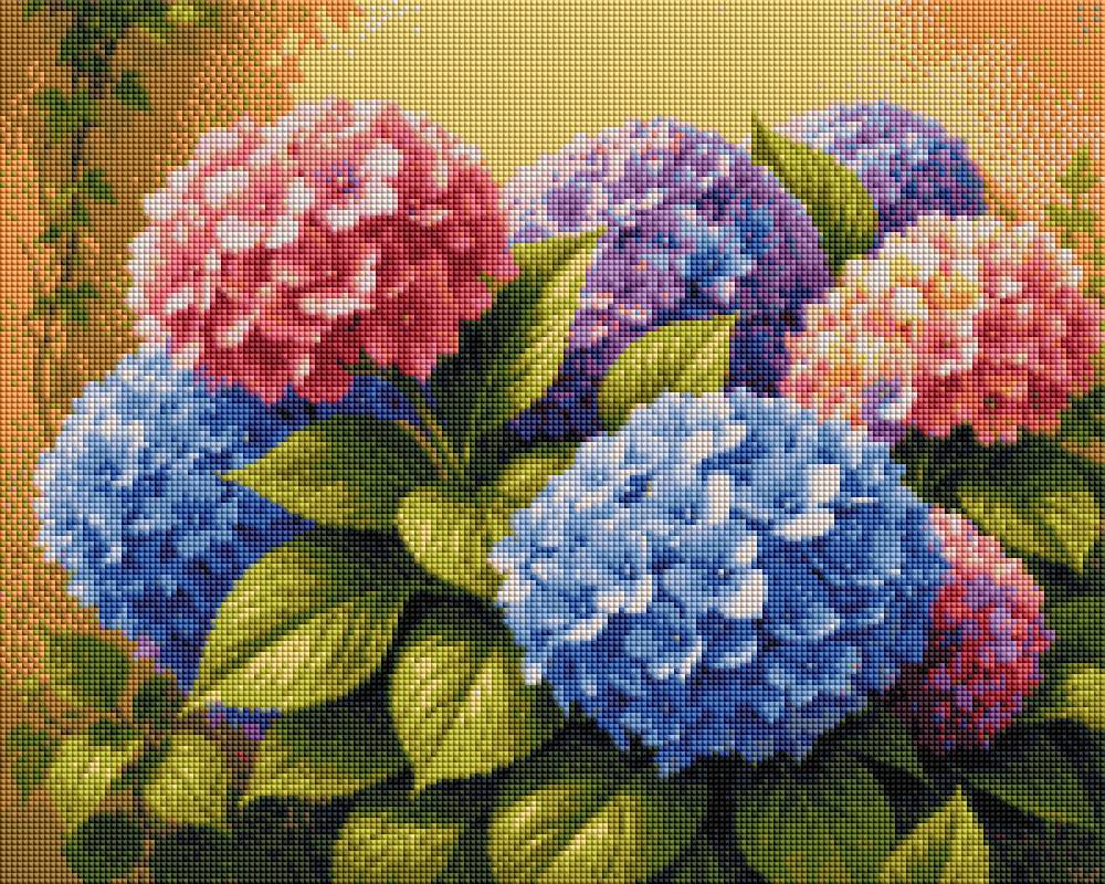 Blossoming Hydrangeas - Diamond ARt