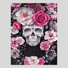 Load image into Gallery viewer, Boho Skull and Roses - Diamond Art
