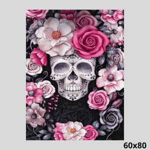 Boho Skull and Roses 60x80 - Diamond Art