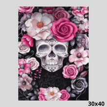 Load image into Gallery viewer, Boho Skull and Roses 30x40 - Diamond Art
